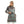 Load image into Gallery viewer, Fleece Sweatshirt Dress With Front Pockets - Green &amp; Brown
