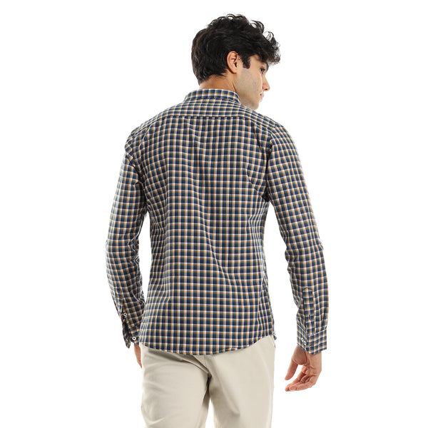 orange_-_teal_checkered_casual_shirt_with_full_sleeves