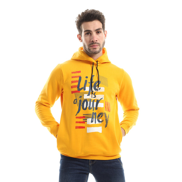 front-printing-slip-on-hoodie-mango