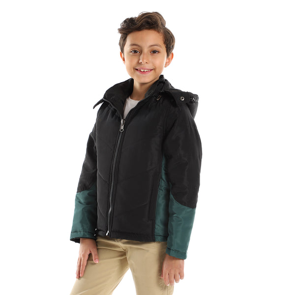 green_-_black_bi-toned_double_face_jacket
