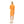 تحميل الصورة في عارض المعرض ، Long Sleeved Midi Dress With Zipped Neck Design - Orange
