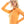 تحميل الصورة في عارض المعرض ، Long Sleeved Midi Dress With Zipped Neck Design - Orange
