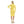 Load image into Gallery viewer, Self Patterned Midi Dress With Zipped Band Neck - Yellow

