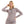 Load image into Gallery viewer, Zipped Band Neck Midi Long Sleeved Dress - Heather Grey
