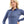 Load image into Gallery viewer, Heather Blue Fitted Midi Dress With Zipped Band Neck
