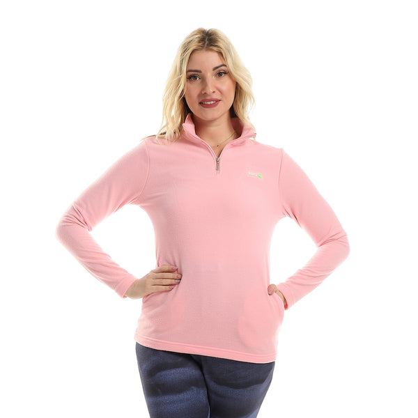 pastel_pink_zipped_band_neck_sportive_sweatshirt