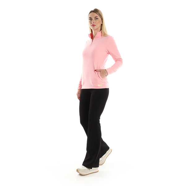 Side_Pockets_Long_Sleeves_Women_Sweater_-_Rose