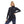 Load image into Gallery viewer, Wool Long Sleeved Sweatshirt With Side Pockets - Navy Blue

