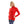 تحميل الصورة في عارض المعرض ، Long Sleeved Wool Sweatshirt With Zipped Neck - Red
