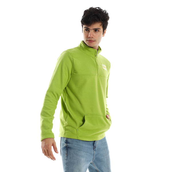 Hips_Length_Zip_Through_Neck_Sweater_-_Pistachio