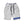 Load image into Gallery viewer, Shorts_With_Double_Blue_Left_Thigh_Strips_-_Heather_Grey
