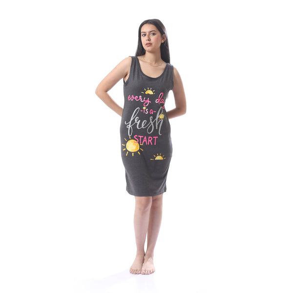 Quote_Printed_Sleeveless_Comfy_Sleep_Shirt_-_Dark_Grey,_Pink_&_Yellow