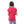Load image into Gallery viewer, Girls Round Neck Printed &quot;Smile&quot;  T-Shirt - Fuchsia
