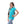 Load image into Gallery viewer, Girls Colorful Print Short Sleeves  T-Shirt - Turquoise
