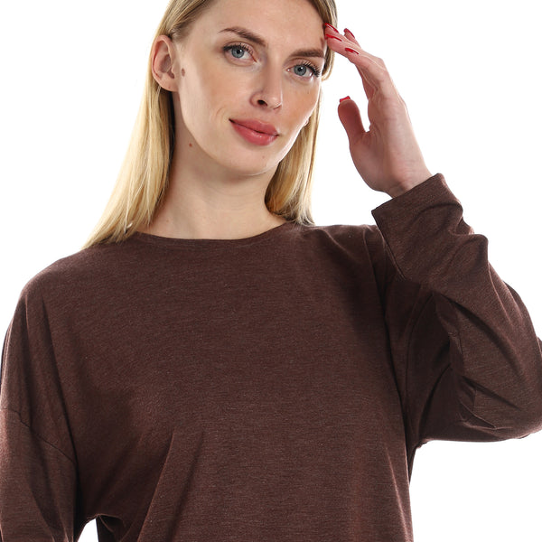Long_Sleeves_Cotton_Slip_On_Tee_-_Heather_Brown