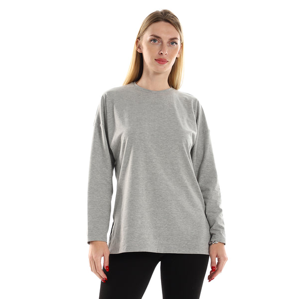 Hips_Length_Long_Sleeves_Tee_With_Side_Slits_-_Heather_Grey_