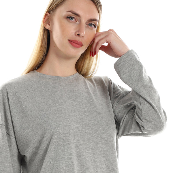 Hips_Length_Long_Sleeves_Tee_With_Side_Slits_-_Heather_Grey_