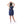 Load image into Gallery viewer, Girls Solid  Summer Denim Short Dress - Navy Blue
