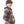 Load image into Gallery viewer, Boys Hooded Neck Tartan Zipped Jacket - Camel &amp; Navy Blue
