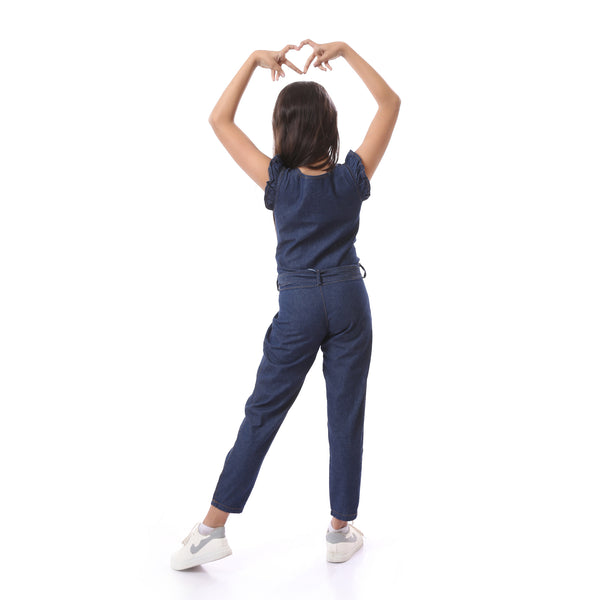 girls_buttoned_round_neck_denim_jumpsuit_-_navy_blue