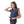 Load image into Gallery viewer, Girls Buttoned Round Neck Denim Jumpsuit - Navy Blue
