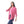 Load image into Gallery viewer, Striped_Patterned_Button_Down_Shirt_-_Fuchsia_&amp;_White
