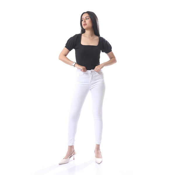 Essential_Short_Sleeves_Ribbed_Top_With_Square_Neckline_-_Black