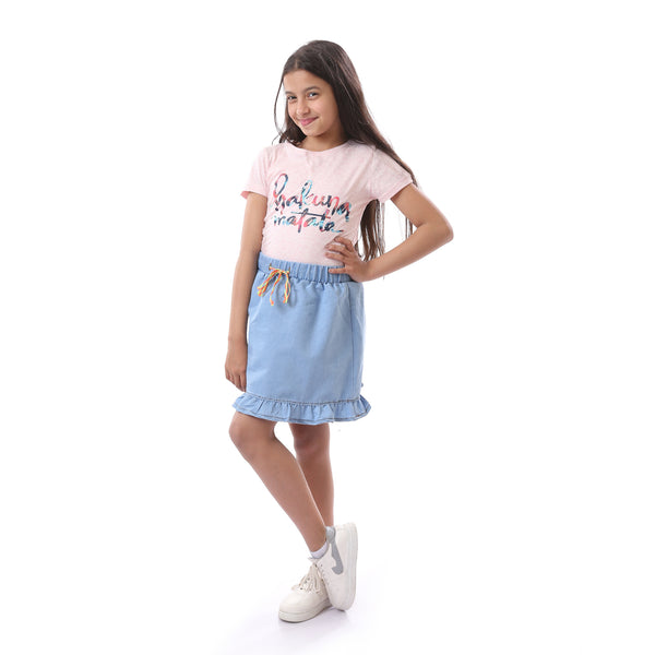 girls_cotton_patterned_regular_t-shirt_-_rose