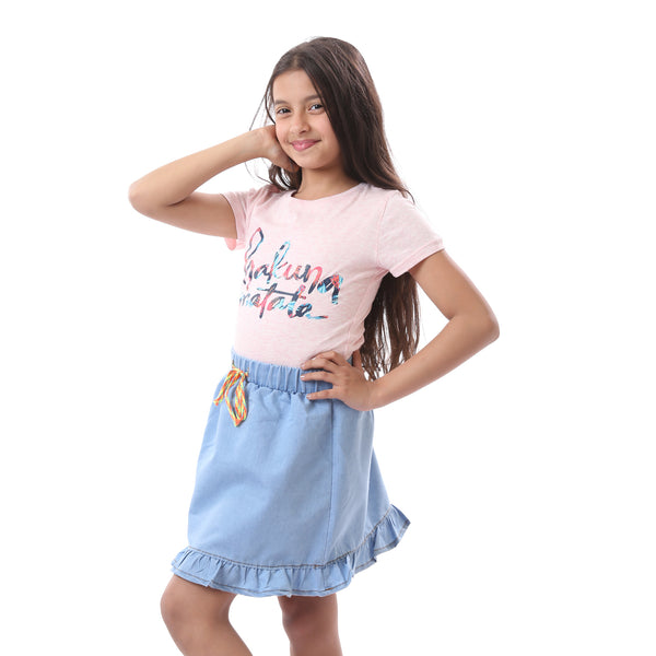 girls_cotton_patterned_regular_t-shirt_-_rose