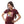 Load image into Gallery viewer, Girls Round Neck Short Sleeves T-Shirt - Burgundy
