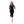 تحميل الصورة في عارض المعرض ، Casual Sleeveless Dress With Front Slit - Black
