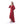 Load image into Gallery viewer, Chic_Maxi_Long_Sleeves_Wrap_Dress_With_Ruffle_Design_-_Dark_Red
