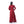 تحميل الصورة في عارض المعرض ، Chic_Maxi_Long_Sleeves_Wrap_Dress_With_Ruffle_Design_-_Dark_Red
