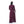 تحميل الصورة في عارض المعرض ، Elegant_Maxi_Long_Sleeves_Wrap_Dress_With_Ruffle_Design_-_Burgundy
