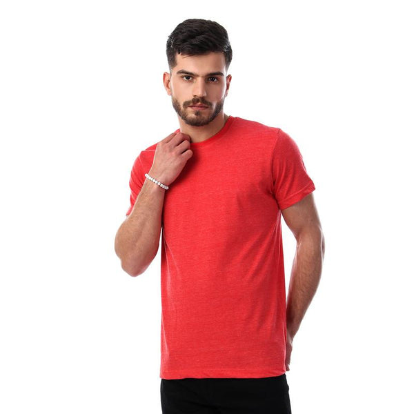 casual- basic- slip- on- t-shirt- - heather- red