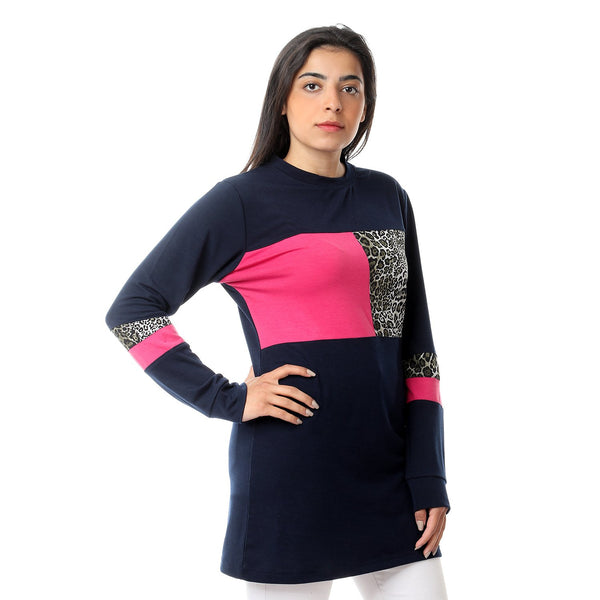 سهل الفهد ونمط سادة - أسود وفوشيا
