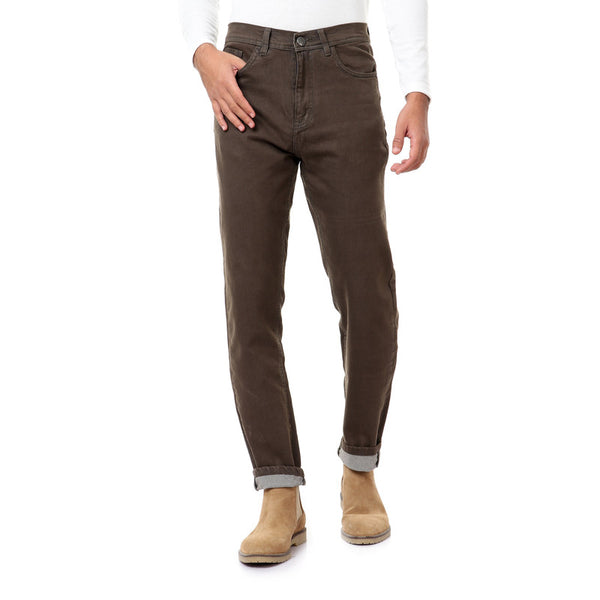 regular_fit_plain_denim_pants_-_olive