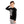 Load image into Gallery viewer, Printed Black Ribbed Long Sleeves Sweatshirt
