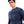 Load image into Gallery viewer, Color Block Rounded Neck Pique Sweatshirt - Navy Blue &amp; Blue
