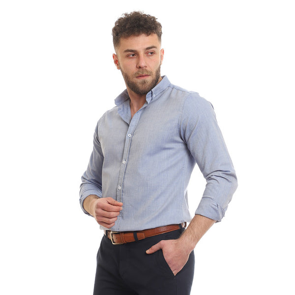 Solid Cotton Full Sleeves Casual Shirt