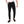 slim fit gabardine plain pants - black