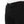 slim fit gabardine plain pants - black