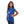 Load image into Gallery viewer, Girls Embroidered &quot;Girls Power&quot; Blue Tee
