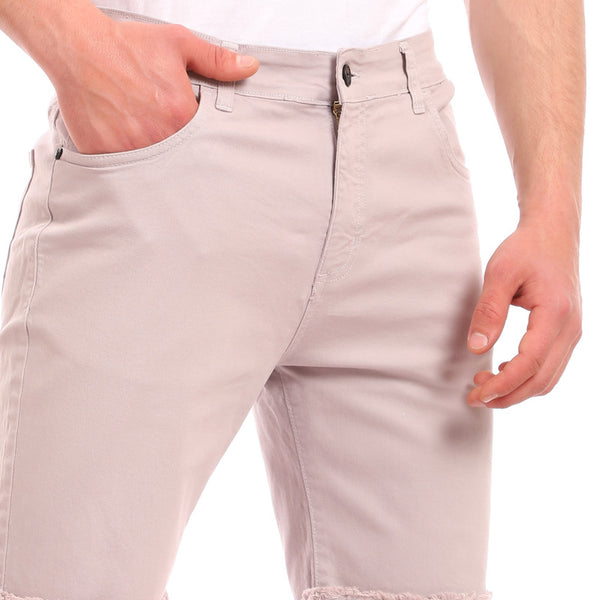 gabardine_ribbed_hem_zipper_short_-_light_grey