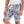 Load image into Gallery viewer, Self Pattern Cotton Boys Short - White &amp; Navy Blue
