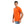 Basic V-Neck Comfy T-Shirt - Orange
