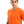 Basic V-Neck Comfy T-Shirt - Orange