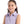 Girls Sleeveless Tiny Dotts Pattern Shirt - Mauve