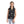 Load image into Gallery viewer, Girls Sleeveless Patterned V-Neck Top - Black
