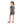 Girls Striped Off-Shoulders Summer Romper - Black & White